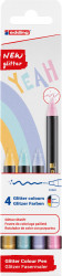 Edding blomasteri E-1200 1-3mm glitter , set 1/4 pastelne boje sortirano ( 08L1200GQ4 ) - Img 1