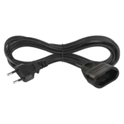 Emos pc01305 Produžni kabel crni 1 utičnica euro "c" 5m 2,5a 0,75mm2 ( 3785 )
