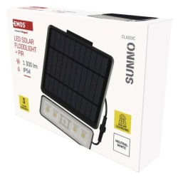 Emos zg112s Led reflektor solarni solo 1.300lm pir senzor 2.500 mah ip54 nw ( 3510 )-2