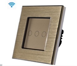 Exeshop 3g wi-fi pametni prekidačI al nn zlatni (WiFi touch switch) ( ss039 )