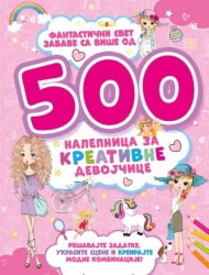 Fantastični svet zabave sa više od 500 nalepnica za kreativne devojčice ( 26641 )