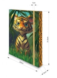 Fascikla sa gumom a4 3d box tiger op* ( 21498 )-1