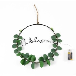 Festa deco lamput viseća dekoracija 20led welcome krug ( 741500 )