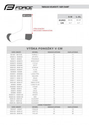 Force čarape polar, crne-fluo s-m/36-41(merino) ( 9009160 ) - Img 2