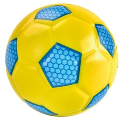 Fudbalska lopta prečnika 11,5 cm žuta ( 1039657 )