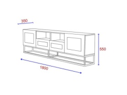 Futrix Tv komoda Saroz atlantik bor ( 38784 ) -4