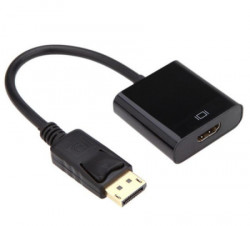 Gembird A-DPM-HDMIF-08 DisplayPort v1 to HDMI adapter cable, black (239)(alt A-DPM-HDMIF-002) - Img 2