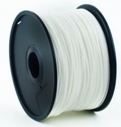 Gembird ABS filament za 3D stampac 1.75mm, kotur 1KG white 3DP-ABS1.75-01-W