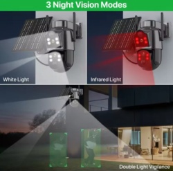 Gembird CAM-IP4MP-TQ7 GMB kamera 4MP(2mp+2mp) H.265 EU Solar Camera, 2 Inch, ICSEE App, 2.8mm, IP66-6