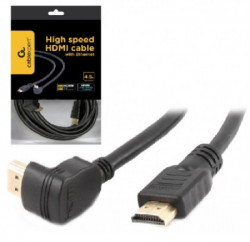 Gembird CC-HDMI490-15 HDMI kabl 4K UHD, Ethernet, konektor pod uglom 90 stepeni 4,5m - Img 1