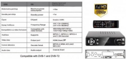 Gembird DVB-T2 set top box USB/HDMI/Scart/RF-out, PVR, Full HD, H264, hdmi-kabl, modulator 1290 GMB-T2-404 ** - Img 2