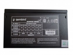 Gembird GMB-600-PRO napajanje 600W 80+bronze, PFC,12cm FAN, 20+4pin, 2x4pin,2x 6+2pin, 5xSATA (3299 - Img 2