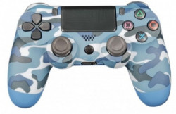 Gembird JPD-wireless-thrillershock PC/PS4 blue camo bezicni gamepad sa dvostrukom vibracijom - Img 3