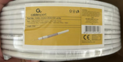 Gembird KABL-COAX-RG6/100 white (X553) koaksialni kabl RG6 bez konektora, conductivity 18%,6.5mm,100m - Img 3