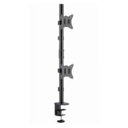 Gembird MA-D2-02 /17-32/9kg/tilt Podesiv vertikalnii držač za dva monitora