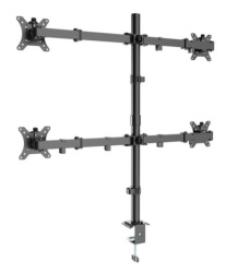 Gembird MA-D4-01 Podesivi stoni drzac za monitor sa cetri ruke,tilt,rotacija,okretanje,13-32 max10kg