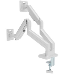 Gembird MA-DA2-06-W Podesivi dupli stoni drzac za monitor, tilt, 17-32 max.10kg White-3