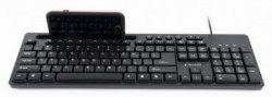 Gembird multimedijalna tastatura US layout black USB sa drzacem za telefon KB-UM-108 - Img 4