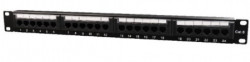 Gembird NPP-C624CM-001 Cat.6 24 port patch panel with rear cable management - Img 1