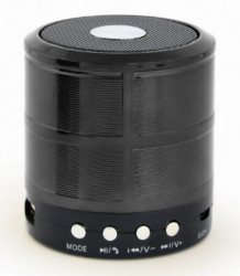 Gembird portable bluetooth speaker +handsfree 3W, FM, microSD, AUX, black SPK-BT-08-BK - Img 1