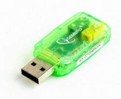 Gembird USB 5.1 3D zucna karta, zamenjuje audio kontroler u racunaru FO SC-USB-01 - Img 2