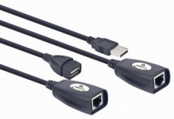 Gembird USB extender works with CAT6 or CAT5E LAN cables 30m UAE-30M - Img 1