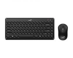 Genius LuxeMate Q8000 Wwreless USB US crna tastatura + miš - Img 2