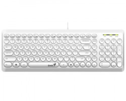 Genius Slimstar Q200 USB YU bela tastatura - Img 1