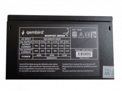 GMB-600-PRO Gembird napajanje 600W 80+BRONZE, PFC,12cm FAN, 20+4pin, 2x4pin,2x 6+2pin, 5xSATA - Img 2