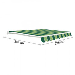 Green bay tenda 295 x 200 cm - zelena ( 055683 ) - Img 2