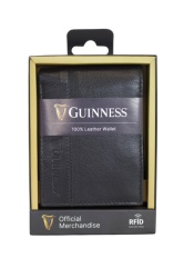 Guiness Novčanik muški kožni JBGNW07 sa RFID zaštitom 120x90x20 crna ( 16NMBG07B )