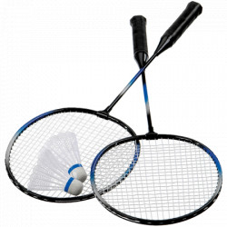 HJ komplet za badminton (2 reketa aluminijum+loptica) ( acn-bt )