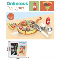 Hk mini igračka ukusni i zabavni pizza set ( A086955 )