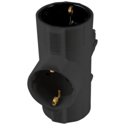 Home TPF-26/BK Strujni razdelnik, 3 x shuko utičnice, 16A