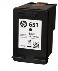 HP ink C2P10AE No.651 blk