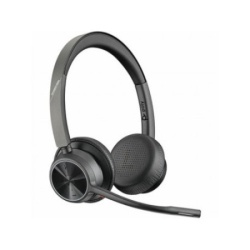 HP poly voyager 4320 USB-C headset +BT700 dongle + charging stand, black ( 77Z31AA )