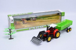 Igračka za decu traktor - bager sa prikolicom 48x8x10cm ( 273198 ) - Img 3