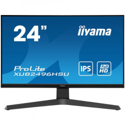 Iiyama 24" ETE, IPS-panel, 1920x1080, 13cm Height Adj. Stand, Pivot, 1ms (MPRT), 250 cdm˛, Speakers, HDMI, DisplayPort, USB-HUB (23,8" VIS) - Img 1