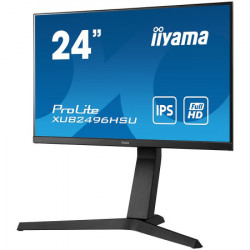 Iiyama 24" ETE, IPS-panel, 1920x1080, 13cm Height Adj. Stand, Pivot, 1ms (MPRT), 250 cdm˛, Speakers, HDMI, DisplayPort, USB-HUB (23,8" VIS) - Img 3