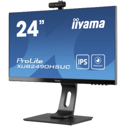 Iiyama 24" IPS-panel, 1920x1080, Windows Hello Webcam 1080P Auto Focus ( XUB2490HSUH-B1 ) -4