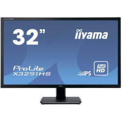 Iiyama 32" IPS-panel, 1920x1080, 5ms, 250cdm˛, HDMI, DVI, VGA, speakers monitor ( X3291HS-B1 )