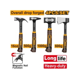 Ingco hch9004l set heavy duty čekića 4/1 ( HCH9004L )