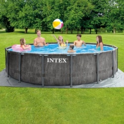 Intex Bazen Greywood Prism Frame Premium bazen 457x122cm ( 26742 )