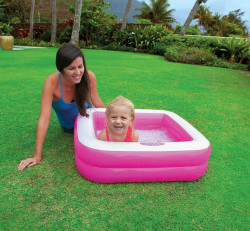 Intex Play Box bazen za decu na naduvavanje - Roze ( 57100 ) - Img 5