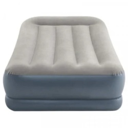 Intex twin pillow rest mid-rise airbed w/ fiber-tech rp ( 64116ND )-4