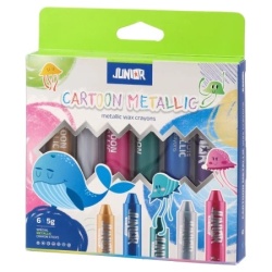 Junior cartoon stick voštana boja metalik 5g 6k ( 130610 )