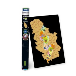 Junior scratchy b2 greb mapa 54x70cm - odaberite motiv ( 131768 )