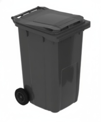 Kanta za smeće 120 litara Optima - Tamno Siva