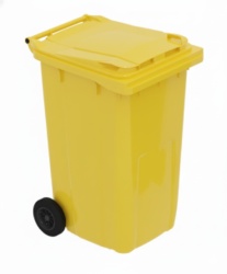Kanta za smeće 240 litara Optima - Žuta