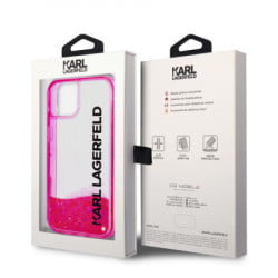Karl Lagerfeld futrola za iPhone 14 LIQ. glitter elong pink ( KLHCP14SLCKVF ) - Img 4